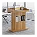 Produktbild HBOOMOEM RednerpultRednerpult Podium StäNderPodium StäNder for KircheMinimalistisches Podium-RednerpultMehrschichtige Lagerung, Stabile Struktur, (Walnut,100cm)