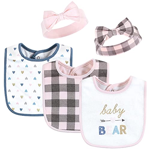 Image of Hudson Baby Unisex Baby Bandana Bibs and Headbands