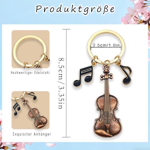 Silber Anhänger: Geige Violine - Anhänger (Silber Silber Anhänger: Geige Violine - Anhänger (Silber