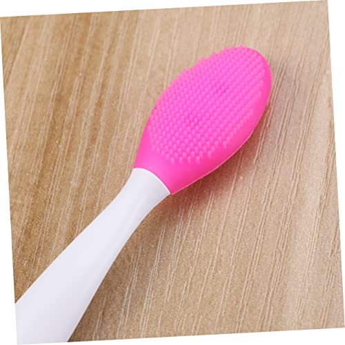 Balacoo Escova Esfoliante Labial De Silicone 3 Peças Escova Esfoliante Para Lábios Escova Esfoliante