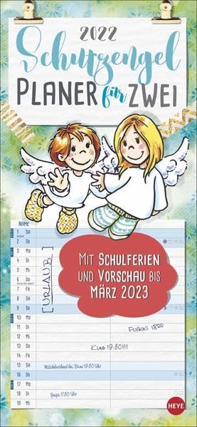 Schutzengel Planer fuer zwei - Kalender 2022