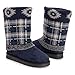 MUK LUKS Women's Cheryl Fashion Boot, Dark Sapphire, 10