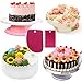 Cake Scraper Smoother Tool Set, DaKuan 12 pcs Cake Smoothing Cutter Plate Tool Combo, Cake Icing Scrapper Cake Edge Decorating Tool