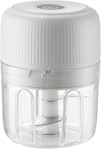 Picador eléctrico de ajo, picador portátil de verduras, molinillo de ajo, triturador de cebolla, procesador de alimentos inalámbrico para jengibre,