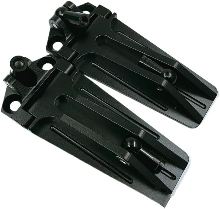 Aluminum Trim Tabs Compatible with TRAXXAS Spartan & SR RC Boat, Upgrade Accessories Part(Black)