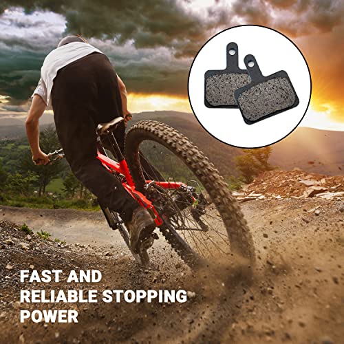 Himiway 2 Pairs Carbon Terracotta Bike Disc Brake Pads For Trp Tektro Deore Br-M575 M525 M515 T615 T675 M505 M495 M486 M485 M475 M465 M447 M446 M445 M416 M415 M395 M375 M315 M355 C601 C501 #TOP6