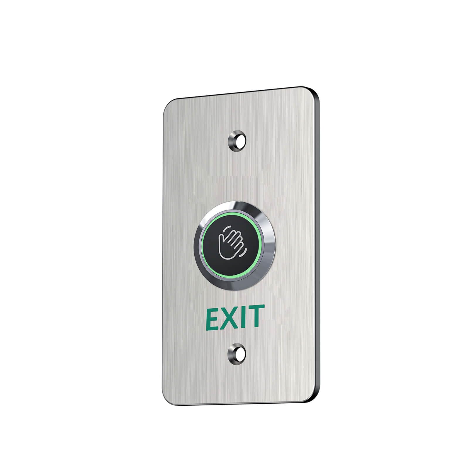 Infrared Sensor Exit Button IR Touchless Door Release 304 Stainless Steel IP67 Waterproof with LED Indicator for Access Control Systems