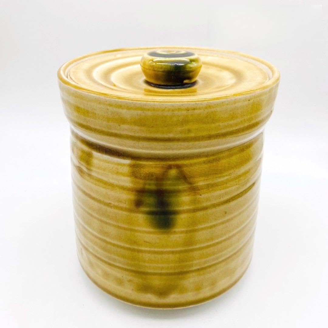 茶道具 水指 水差し 瀬戸釉 捻貫 宇田隆和作 佐平窯 捻貫水指 茶道