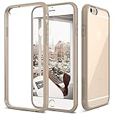 iPhone 6 Case, Caseology [Fusion Series] Scratch-Resistant Clearback Cover [Beige] [Dual Bumper] for Apple iPhone 6 (2014) & iPhone 6S (2015) - Beige