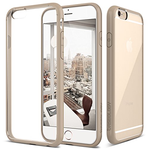 Caseology Waterfall Series iPhone 6 Cover Case with Clear Slim Protective for Apple iPhone 6 (2014) / iPhone 6S (2015) - Beige