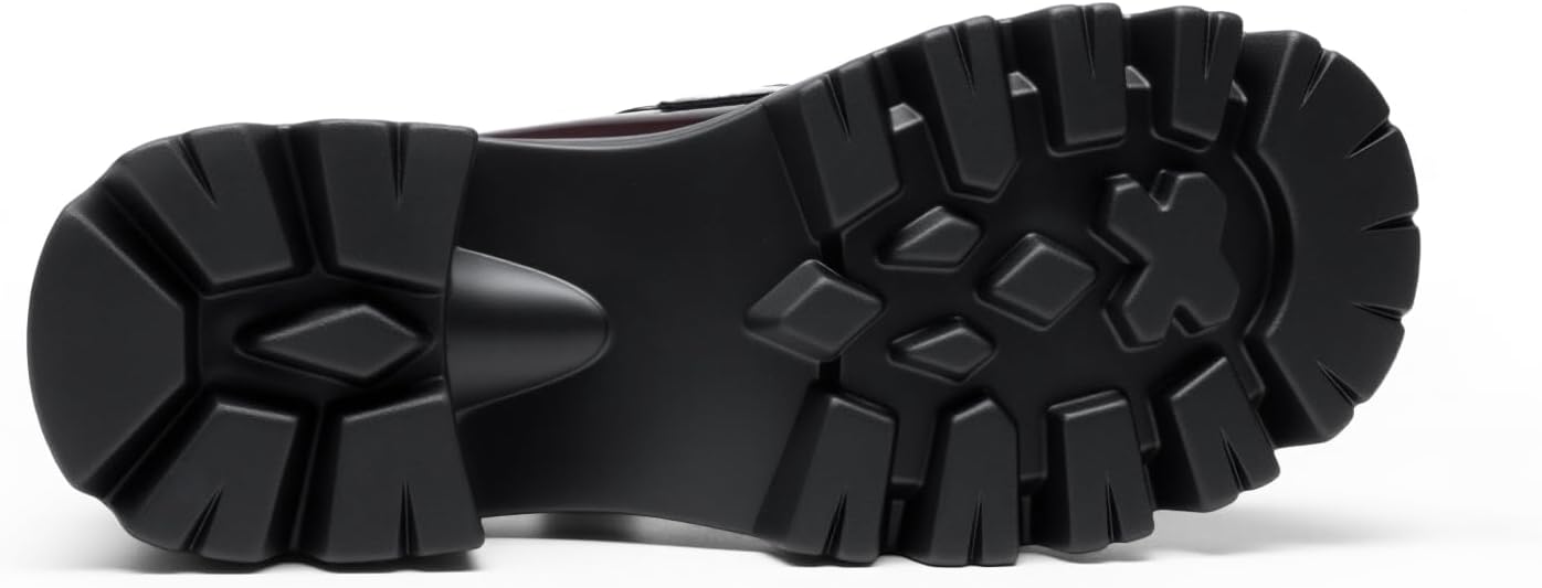 DREAM PAIRS Women Loafers Platform Chunky Heel Slip On Lug Sole Casual Dressy Office Business Shoes - Image 4