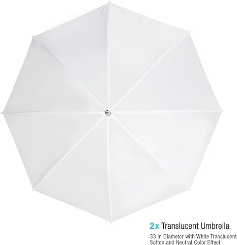 Miniatura 7 de LimoStudio Soporte de fondo resistente de 10 x 9.6 pies, pantalla de fondo verde de 10 x 20 pies, kit de iluminación de paraguas de salida continua