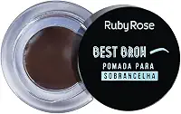 Pomada para Sobrancelha Best Brow Ruby Rose Sombra para Sobrancelha Dark