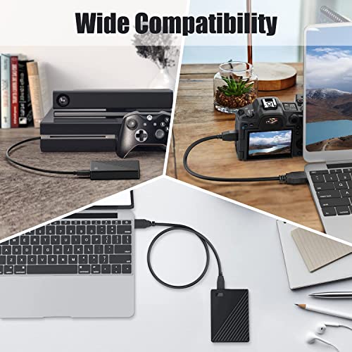 Image of FEDUS USB 3.0 A to Micro B SuperSpeed Cable for External & Desktop Hard Disk Drives Cable compatiable for WD /Seagate /Toshiba / /Hitachi External Hard Drives,Black