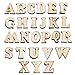 Osuter 300 Pièces Lettres en Bois A-Z Lettres Majuscules Naturel Lettres Mini Lettres de l'alphabet pour Home Mariage Bricolage Fête Décoration