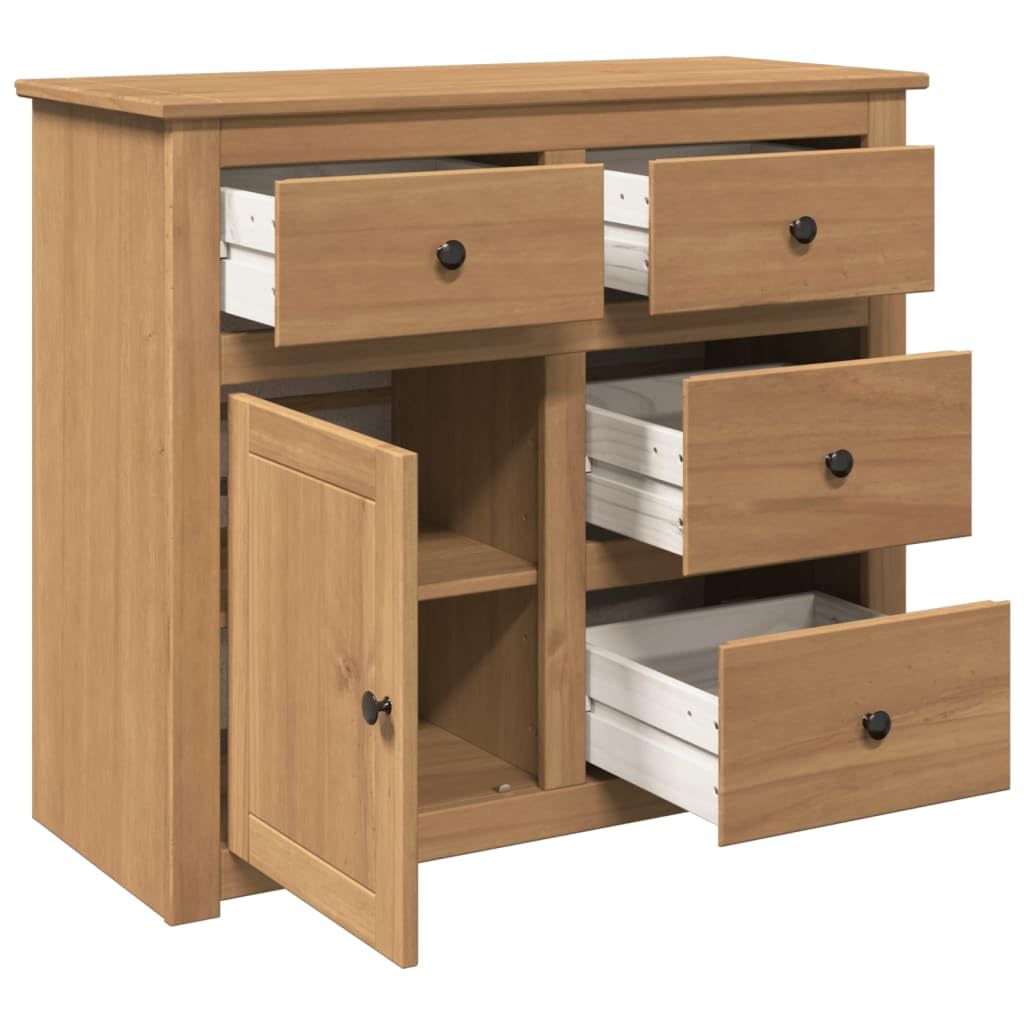 Panama Buffet avec tiroirs en bois massif de pin 93 x 40 x 80 cm