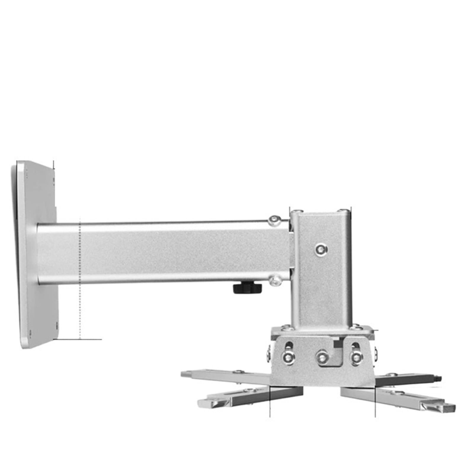 Soporte for proyector, suspensión Engrosada, Soporte de aleación Aluminio, Pared, Techo para Oficina y Domésticos