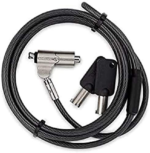 Image of Targus DEFCON Trapezoid Keyed Cable Lock for Laptop Computer and Desktop Security Cable (ASP65GLX)