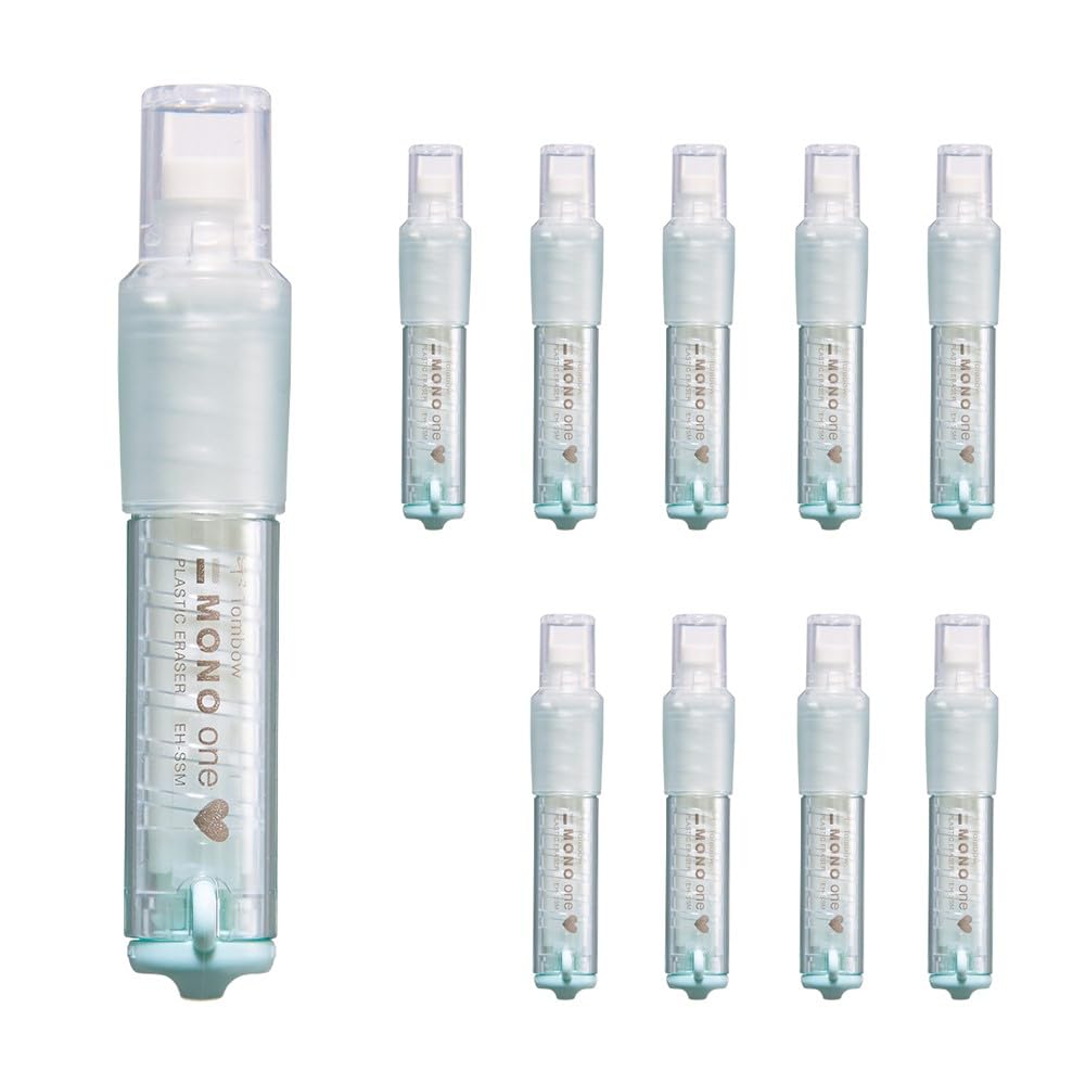 Amazon | トンボ鉛筆 消しゴム MONO モノワン ペールグリーン