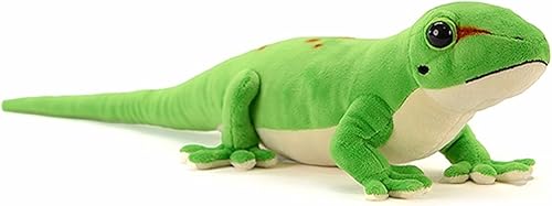 Miniatura 5 de Frankiezhou Home Day Geckos Lizard Plush - Animal de peluche realista de 16 pulgadas, diseño de lagarto Geckos de cola de geckos de simulación,