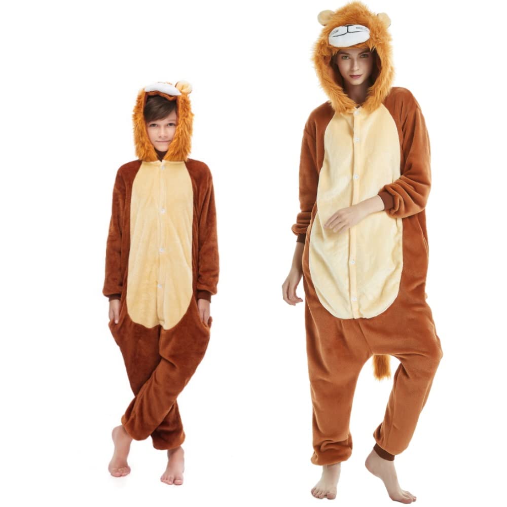 emmarcon Kigurumi Pigiami Animali da Bimbi Bambini Tuta Costume Carnevale Halloween Festa Cosplay Unisex