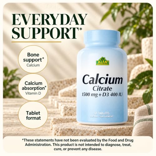 ALFA VITAMINS Calcium Citrate with D3