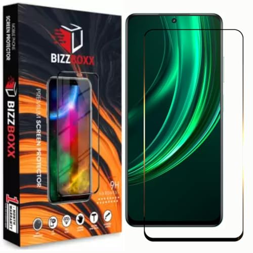 Image of Compatible With realme 13 5G Tempered Glass Screen Protector With Precise Edges - High Definition, Shatterproof, Easy Install, Anti-Fingerprint (realme 13 5G) - Pack of 1
