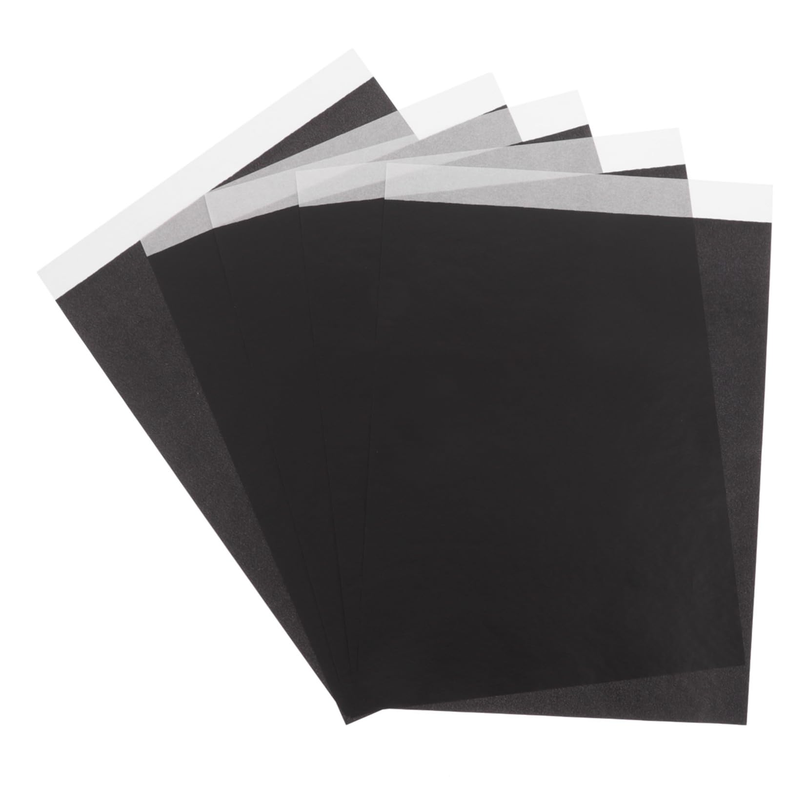 HAWILLOSCH Compact Transfer Tracing Paper 100 Sheets of Black Tissue Paper for Drawing and Artwork