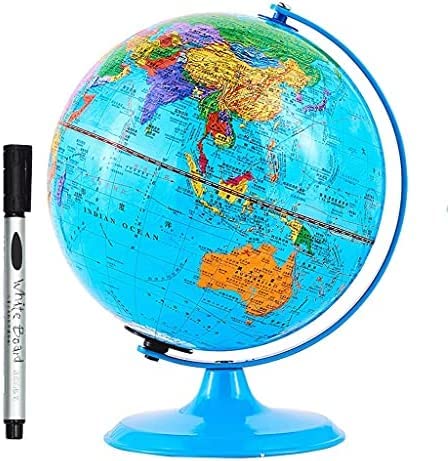 Globus edukacyjny 24 cm z metalowym stojakiem – geograficzne narzędzie do nauki dla dzieci i materiały dydaktyczne
