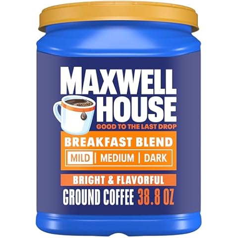 MAXWELL HOUSE Breakfast Blend Ground Coffee Cover