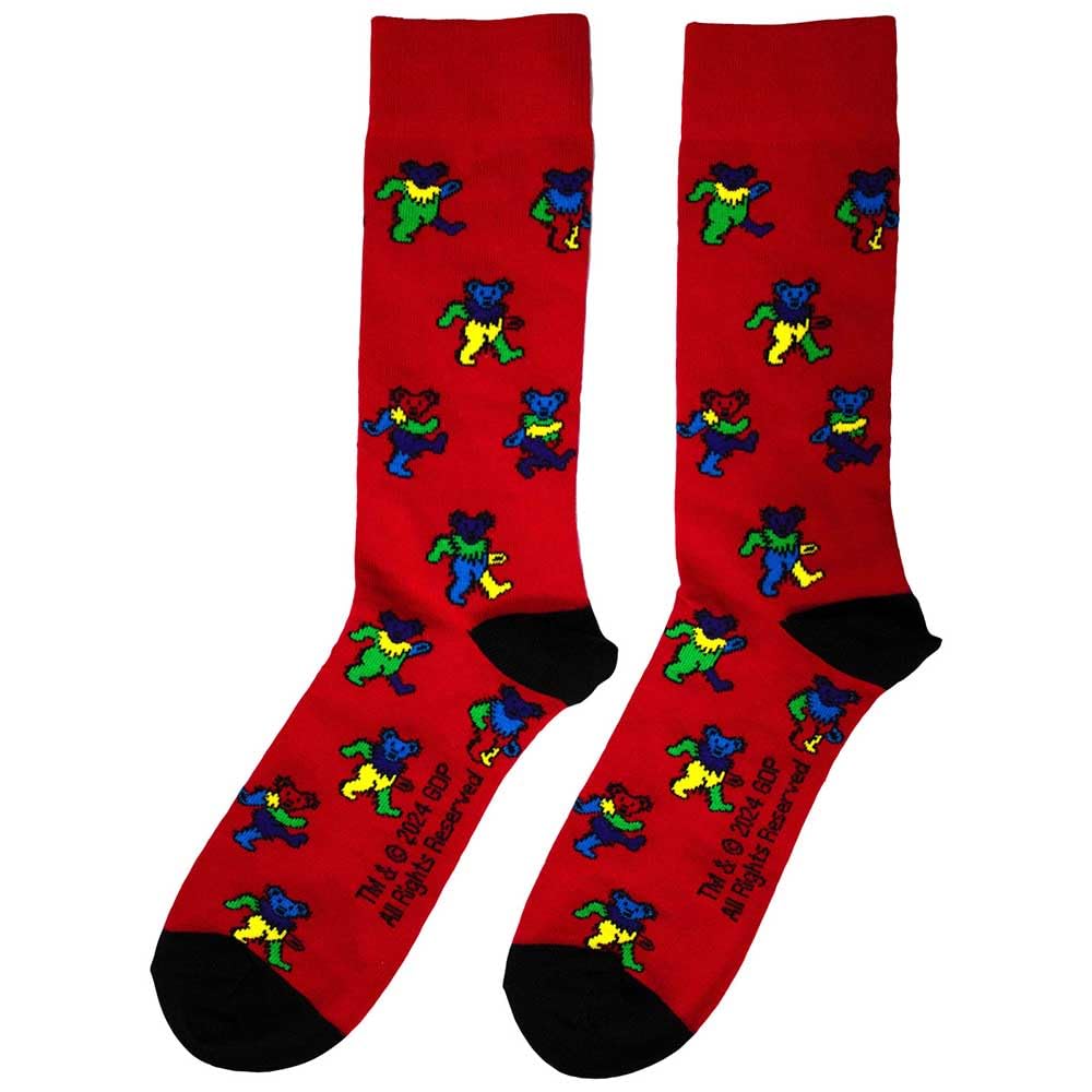 Rock Off officially licensed products Grateful Dead Dancing Bears Ankle Socks One Size