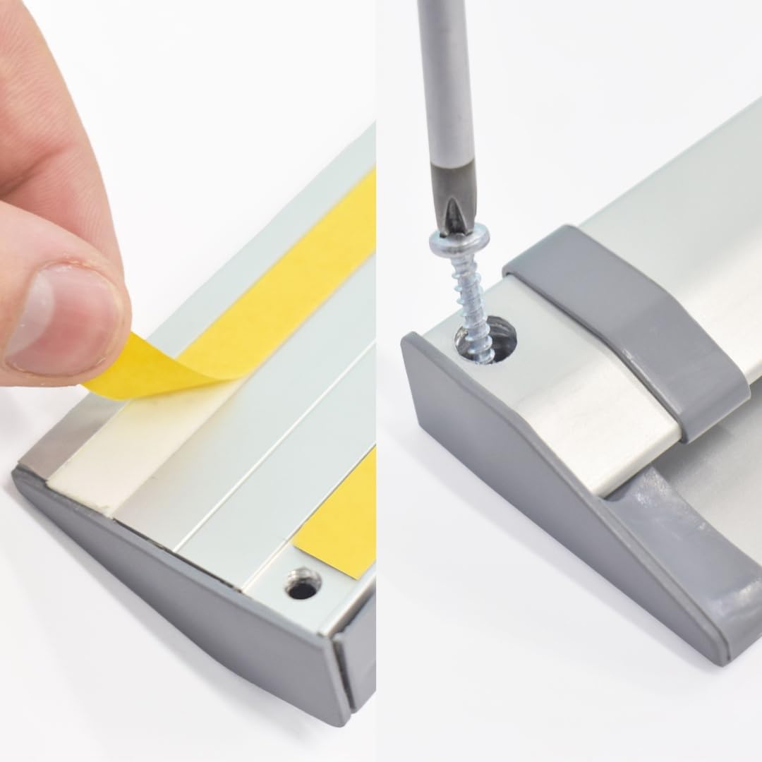 Danieli Store - Soporte para Pedidos para Restaurantes - Barra Porta Pedidos de Aluminio - Barra de Pared con Adhesivo (70 cm)