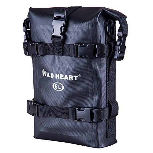 WILD HEART Motorrad-Trockentasche Sturzbügel-Taschen Motorrad-Tasche verwendet als Motorrad-Gepäck Sissy Bar Rücksitz Sattelträger Heckfender-Tasche seitliche Werkzeugtasche für Moto ATV