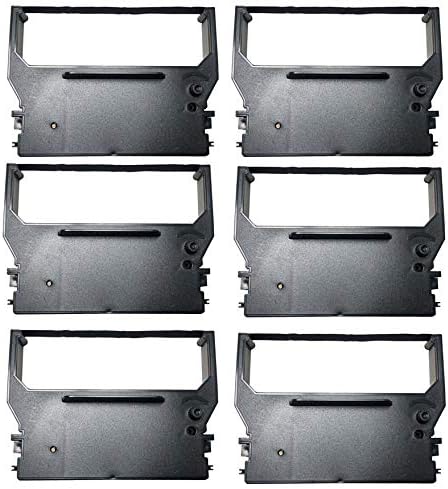 Pokanic SP-300 - Cartuchos de cinta de tinta SP-300, 6 unidades SP-310 SP-320 compatibles con Sam4s ER-350 MP300 ER-550 ERP200 SMP200 SRP100 SRP200