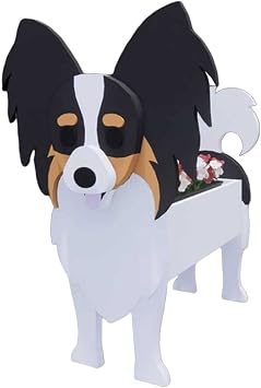 Creative Dog Planter Flowerpot, PVC Material 3D Animal Shape Cartoon Flowerpot, Succulent Flower Herb Puppy Planter, Great Gift for Dog Lovers