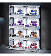 Amazon.com: BROVIEW Smart Shoe Display Box with Led Lights, Clear ...