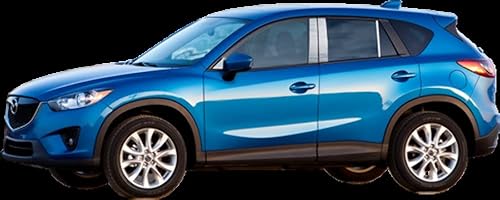 Miniatura 3 de QAA es compatible con Mazda Cx-5 2013-2016 6 piezas de poste de pilar inoxidable PP13721