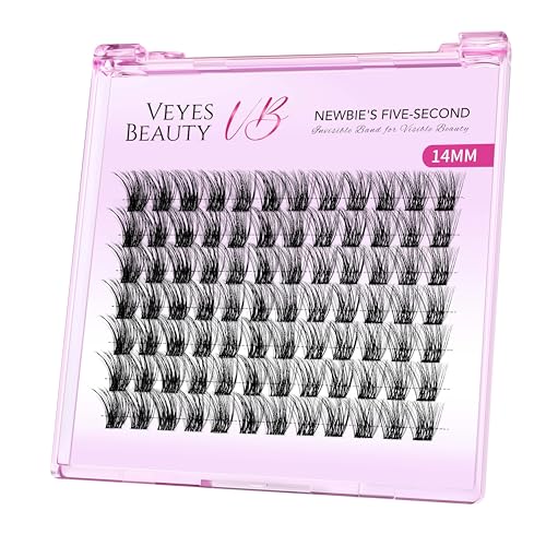 VEYESBEAUTY Bomb Lash Clusters Newbie's Five-Second Series Eyelash 14mm