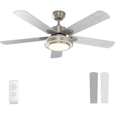 Casa Vieja 54\" Tres Aurora Modern 3 Blade Indoor Outdoor Ceiling Fan