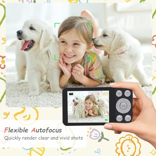Cámara digital compacta para niños 64MP 4K con zoom 18X miniatura 2