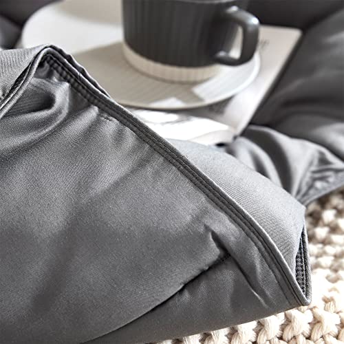 Byourbed Snorze® Cloud Comforter - Coma Inducer® Ultra Cozy Bamboo - Oversized King In Charcoal #TOP2