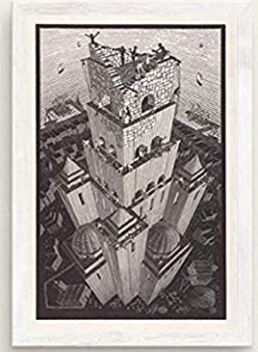 RUIYANMQ Puzzle 1000 Pezzi Montaggio Immagine Escher Surrealista Arte Geometrica Per Adulti Bambini Giochi Educativi Giocattoli Wq124Xz