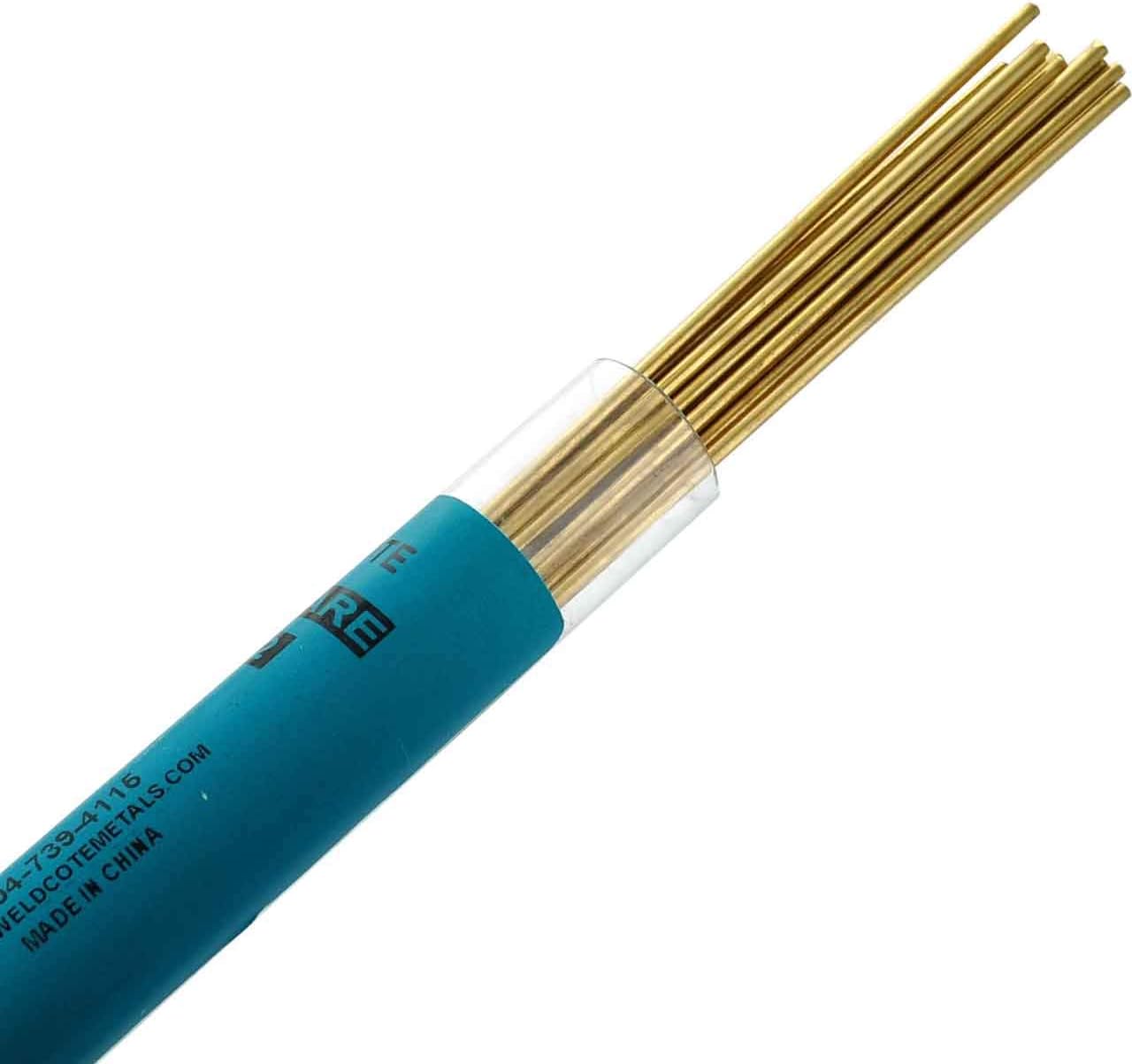 Weldcote Metals Low Fuming Bronze Bare 1/16" X 36" Rod 1 lb.