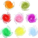chiffontücher spiele 【Weit verbreitet】 Jongliertanzschal kann als Bühnenrequisite für Tanzaufführung verwendet werden, geeignet für Kindergarten und Tanzgruppen; es kann als ein Accessoire gesehen werden, das normalerweise mit Kleidung geht und kann auch verwendet werden, um Taschen zu dekorieren. Es hat eine breite Palette von Anwendungen und kann Ihre verschiedenen Bedürfnisse für den Einsatz zu erfüllen.