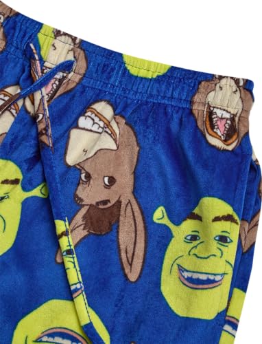 Shrek Mens All Over Print Pajama Pant - Adjustable Elastic Waistband & Pockets Soft Comfortable Sleepwear (S-XL)3