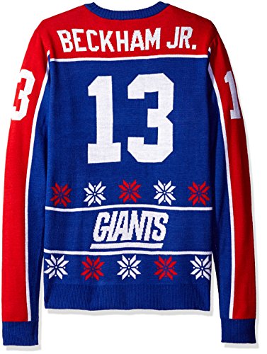 Jersey Feo de Jugador de la NFL FOCO Suéter Tejido Americano de Invierno