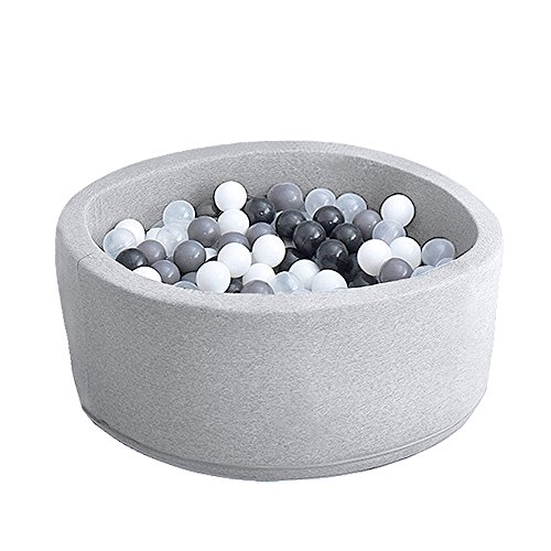 Wonder Space Deluxe Kids Round Ball Pit, Premium Handmade Kiddie Balls Pool, Soft