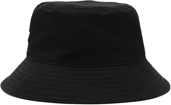 miumiu ドリル バケットハット M 黒 Black/white Drill Bucket Hat | Miu Miu