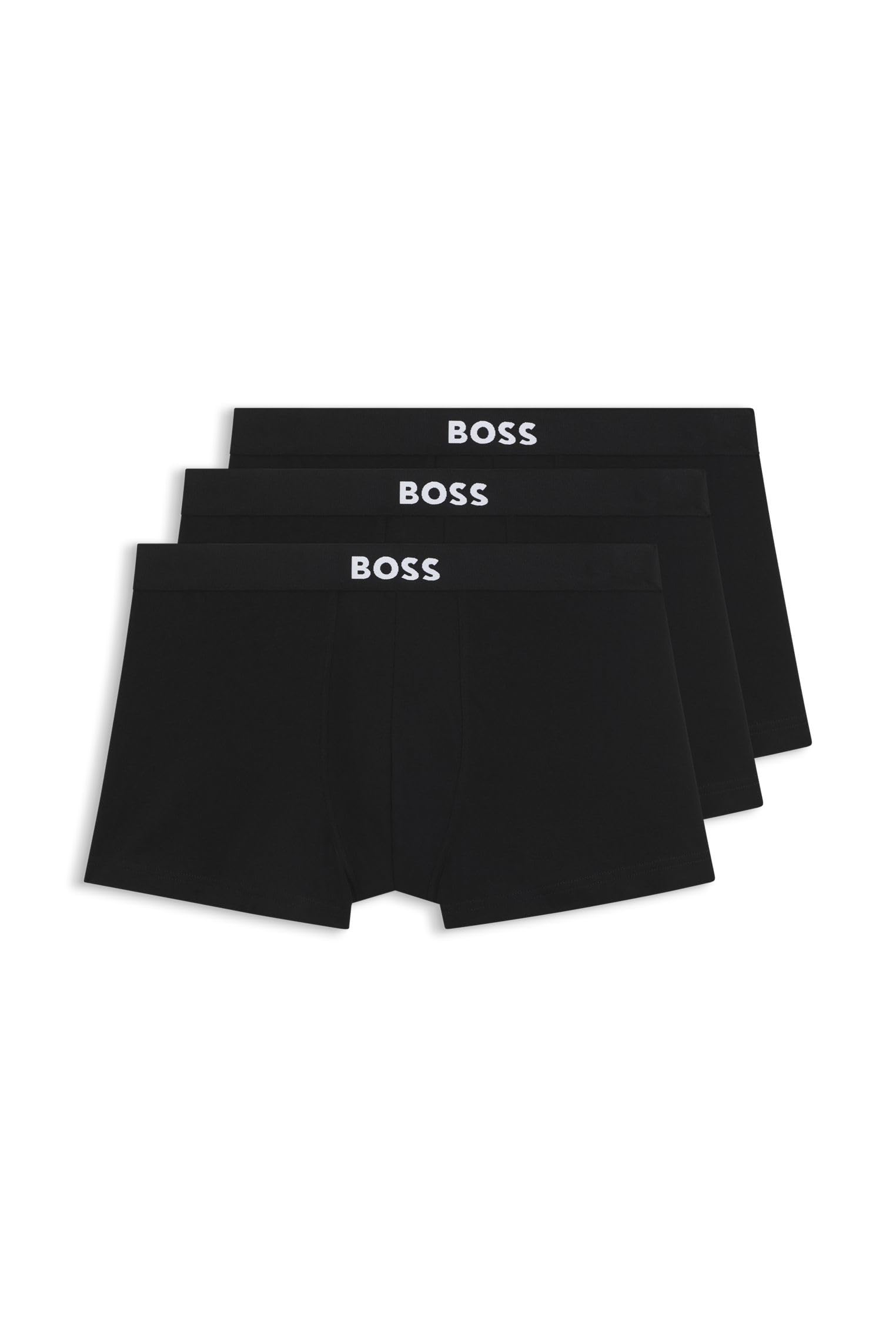 Boss Men' Black 3 Pack Boxers With Logo Waistband in Size S, Sports Direct