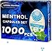 Produktbild IURIMA Premium Menthol Capsules Set of 1000 | Menthol Balls, Cigarette Click Filter, DIY Menthol Capsules Filter, Premium Aroma Capsules for Cigarettes, Menthol Click Capsules